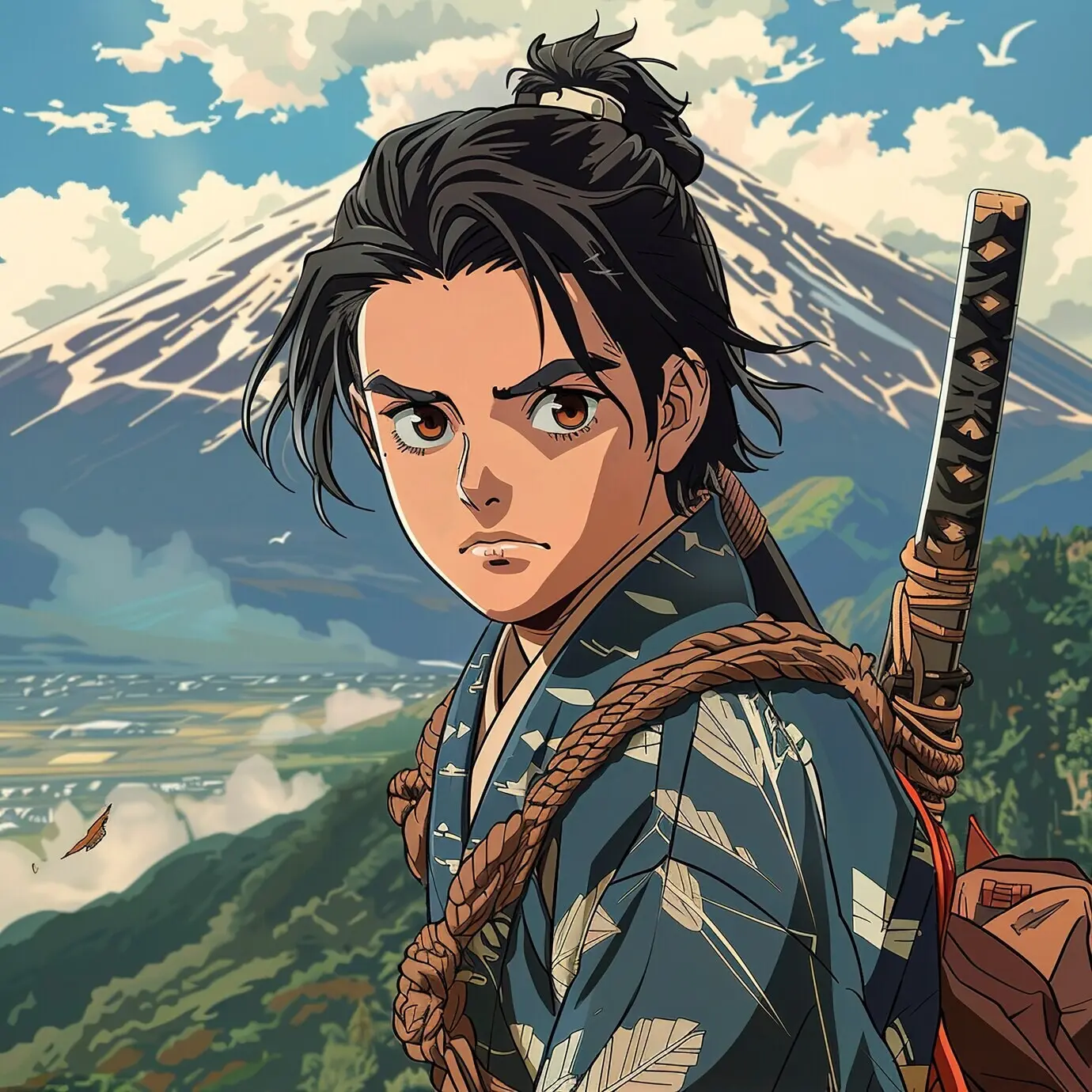 Japanischer Anime-Charakter